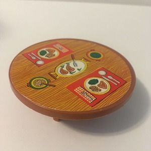 Fisher Price Vintage Sesame Street Pork Chop Table #938 Brown